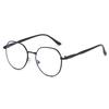 Pochromic Blue Light Blocking Glasses Women UV400 Anti Glare Retro Round Metal Glasses Frame Vintage Anti Blue Light Computer