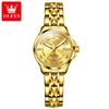 OLEVS brand watch three-dimensional dial dual calendar quartz watch waterproof women's watch 2910