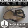 2Pcs Silicone Bread Sling Oval And Round For Dutch Oven, Non-Stick Easy-Clean Reble Silicone Baking Mat With Long Handles Sourdough Bread Baking Mat