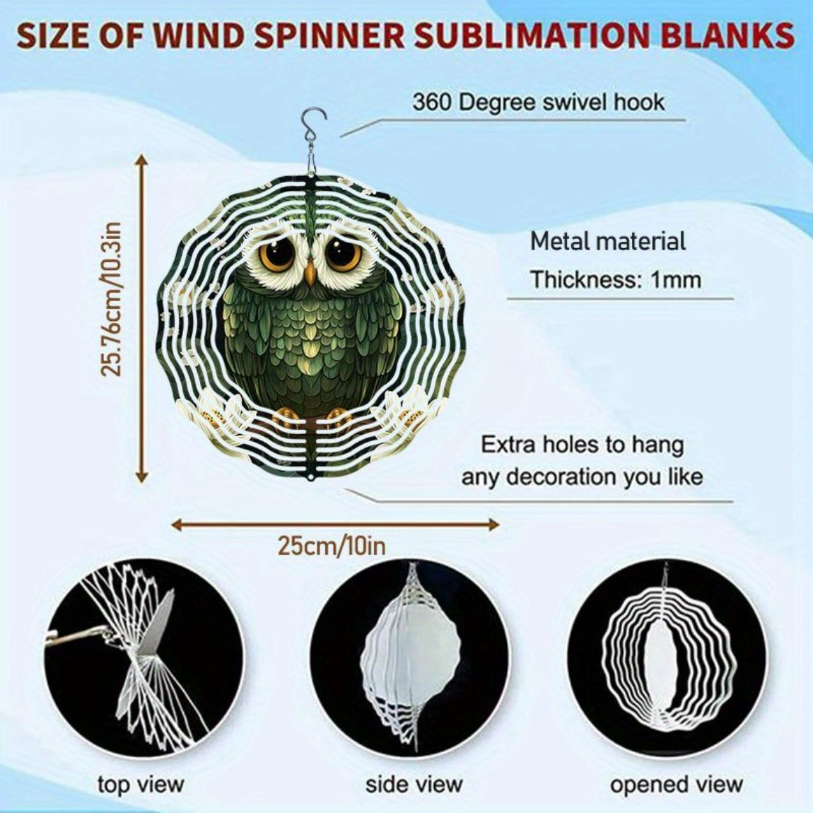 

Металлическая подвеска-колокольчик в виде совы с вращающимся на 360 градусов крючком, уличный садовый декор для дома, свадьбы, рождественский подарок, прочная светоотражающая конструкция