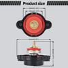 1.8 Bar High Pressure Radiator Cap 25.6Psi With Temperature Gauge For Honda Yamaha Kawasaki Suzuki Polaris Ranger Motorcycle ATV