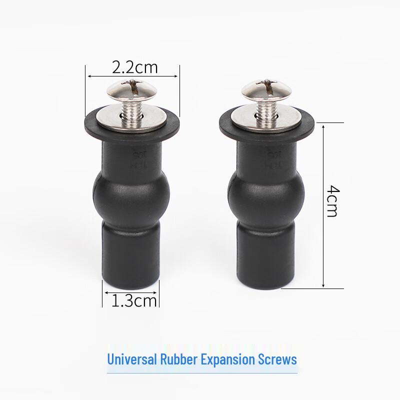 TLXT Toilet Seat Cover Fixing Expansion Screws (3 Pairs)