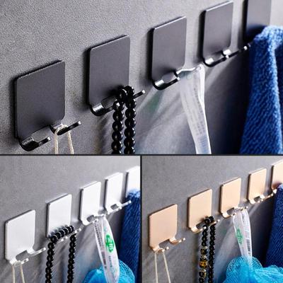 1/2PCS Coat Hook Waterproof And Moisture-proof Stable And Reliable Sus304 Stainless Steel No Punching Installation