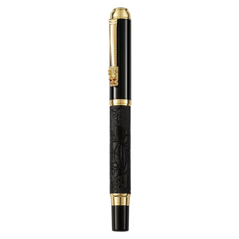 Leng Feng Huashi Lai Metal Dragon Head Business Fountain Pen