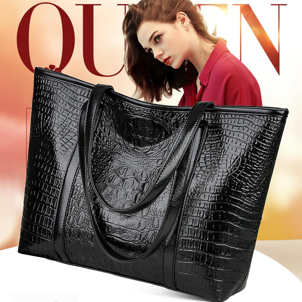 Heißer Verkauf Handtaschen Klassische Zarte Textur Vintage Krokodilleder Frauen Handtasche Große Kapazität Schulter Einkaufstasche