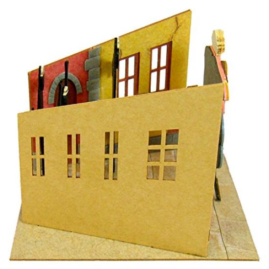Sankei Studio Ghibli Mini Moving Castle Howl and Sophie On the Run Paper Craft Howl's - - Non-scale MP07-32