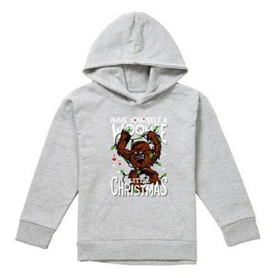 Childrens/Kids A Wookie Little Christmas Heather Hoodie