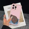 Cute black pig pattern phone case suitable for iPhone 17 16 15 14 13 12 11 Pro/Max/Plus anti drop and shockproof back cover