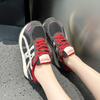 Leather Sports Forrest Gump Shoes Autumn Retro New Student Lightweight Casual Platform Training Shoes