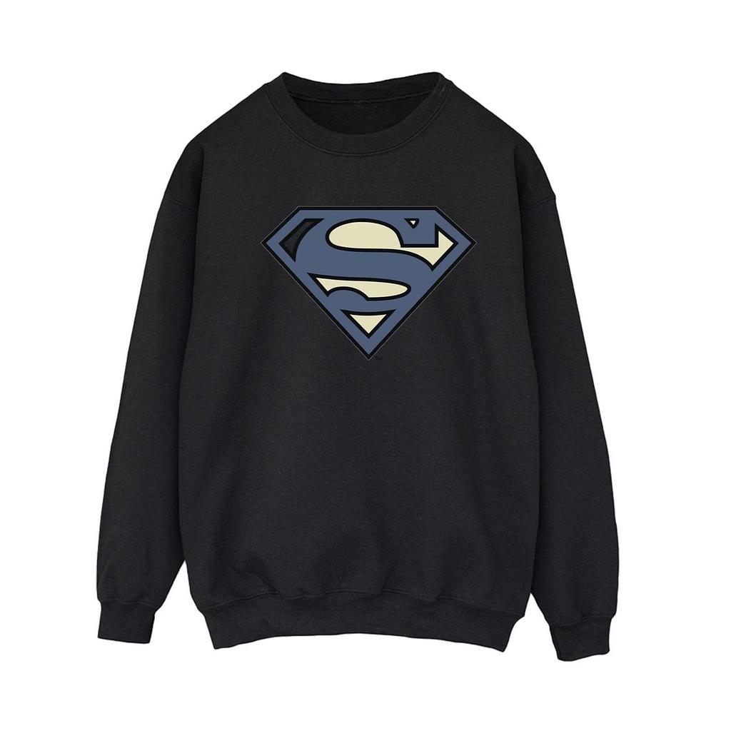 DC Comics Womens/Ladies Superman Indigo Blue Logo Sweatshirt