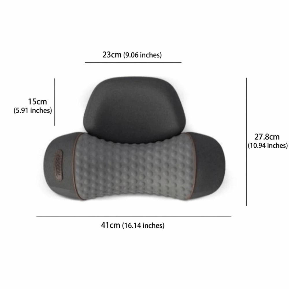 Vibration Massage Neck Massager Pillow Hot Compress Neck Stretch Pillow Office Use