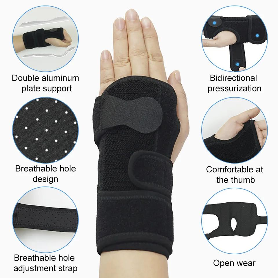 Breathable Wrist Support Professional Splint Wrist Brace Protector Band Arthritis Carpal Tunnel Hand Sprain Tendinitis Wristband