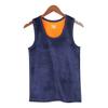Men's Round Neck Thickened Double-Sided Velvet Vest for Autumn and Winter - Warm Base Layer