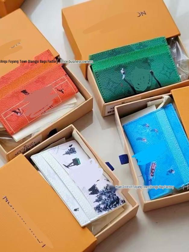 Barevný graffiti držitel karty - Prázdninová série Malá taška ve stylu INS