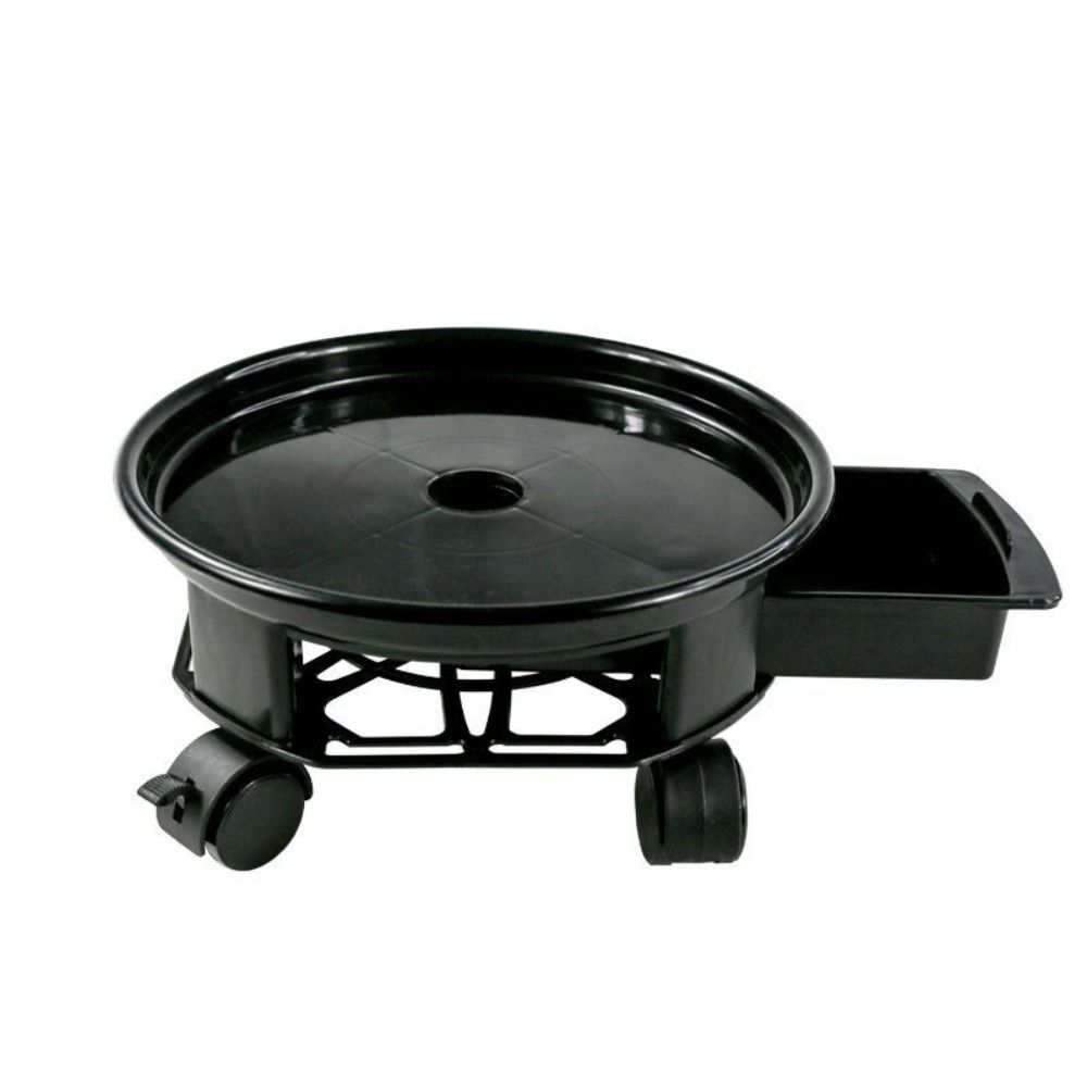 Round Movable Flower Pot Tray 360-degree Rolling Flower Pot Mover  For Home Garden Outdoor