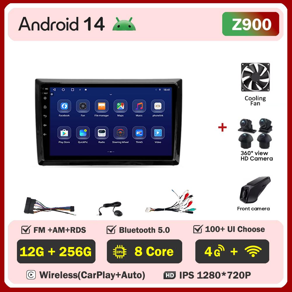 Android 14 For VW Volkswagen Beetle A5 2011 - 2019 Stereo Head Unit Mirror Link GPS Navigation Autoradio Car Intelligent Systems