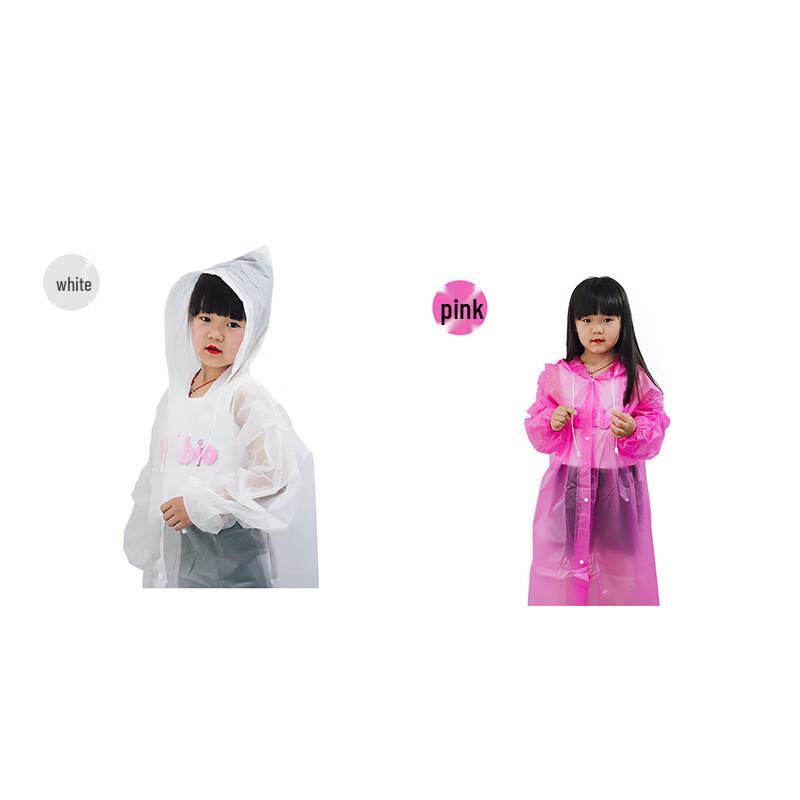 OLOMM Kids Transparent Raincoat Set