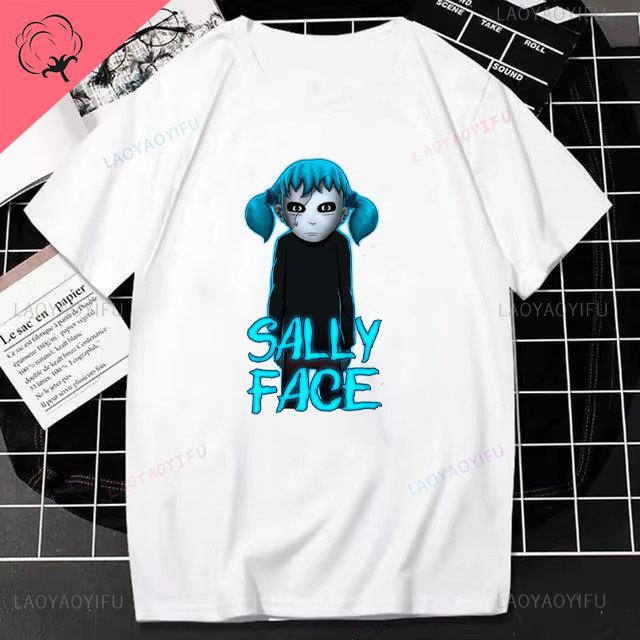 Unisex Cotton Tshirt Sally Face Printed Tshirt Women Funny Short Sleeve Tshirt Summer Fashion Casual Shortsleeve Outdoor Tops