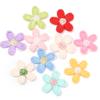 30pcs Cute Embroidered Flower Applique For DIY Clothes Hat Shoes Crafts Sewing Patches Headwear Hair Clips Decor Accessories