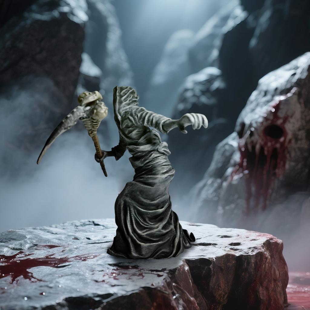 Death  Decorative Figurine, Creative Horror Atmosphere Figurine, Protective Figurine, Suitable For Gifting, Ideal Gift For Boys And Girls
