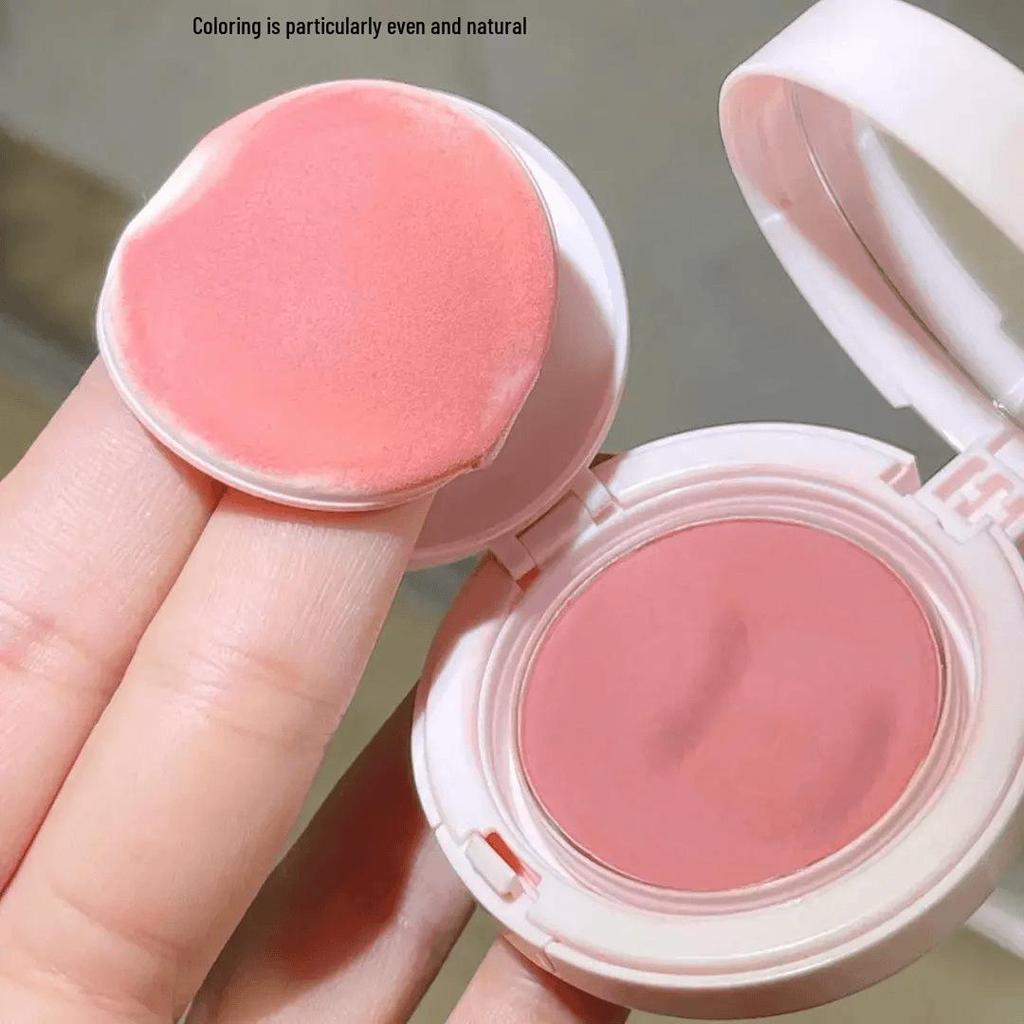 Matte Long-Lasting Dual-Use Blush & Lip Cream with Highlighter Effect - Tipsy Brightening Color