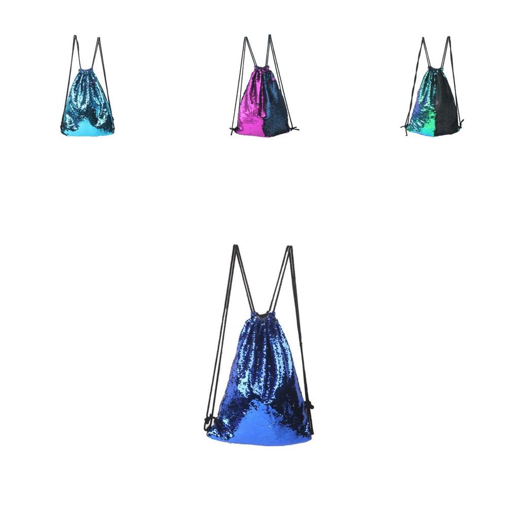 Colorful Glittering Mermaid Sequin Backpack For Girls Ideal For Sports And Outdoors