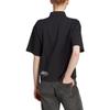 adidas Polo Shirts Women's Black Polo Collar Moderate Straight Fit IJ8747