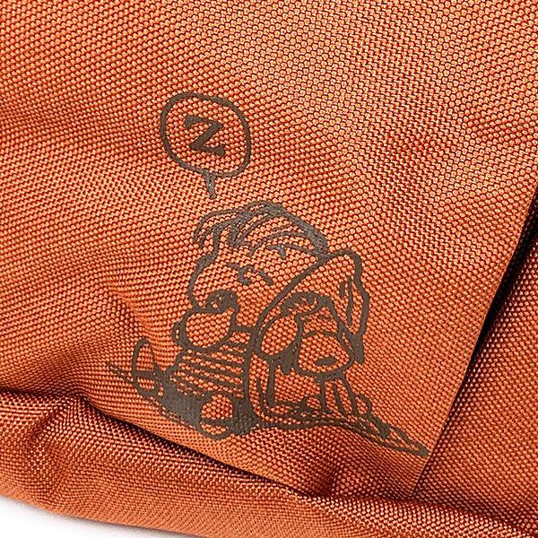 SNOOPY PEANUTS IP.MED.POCKETS.Peanuts-7U BRICK Tote Bag Brown Rootote