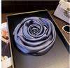 Women's Versatile Long Silk-Like Scarf: Spring Summer Solid Color Neck Tie Accessory