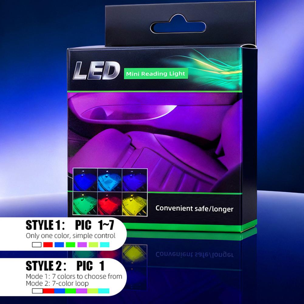 Car  Touch Sensor LED Ambient Light LED Lamp Car Ceiling Lamp Reading Light Auto Night Reading Light Interior Lights