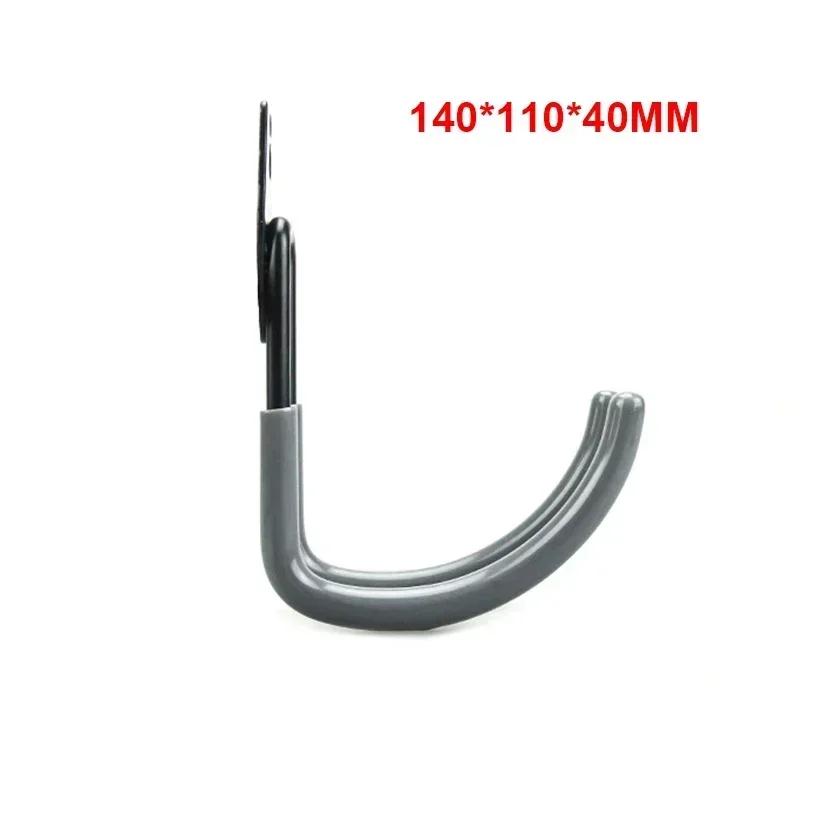 Heavy Duty Metal Hook Wall Mount Heavy Duty Garage Organizer Steel Hooks Water Pipe Bicycle Hanger Load Bearing Accessories