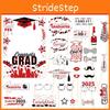 Theme Season Graduation Bachelor Hat Pattern Handheld Photo Frame Prop Photo