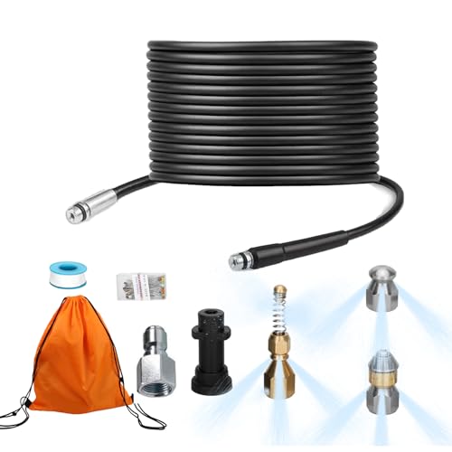 

Ankon Kärcher Pipe Cleaning Hose 10m - Compatible with Kärcher K2, K3, K4, K5, K7 K-series high-pressure washers. Can be used as a pipe cleaning hose,