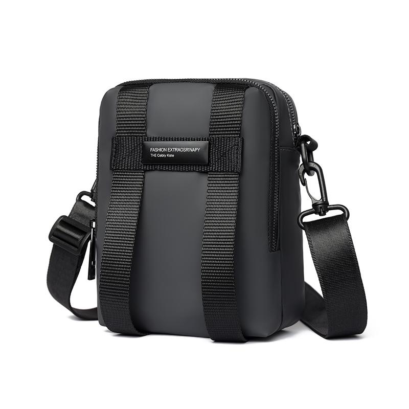 Umhängetasche für Herren, Business, Freizeit, große Kapazität, tragbare Handtasche, Reißverschluss, mehrschichtig, wasserdicht, Sommer-Umhängetasche für Männer