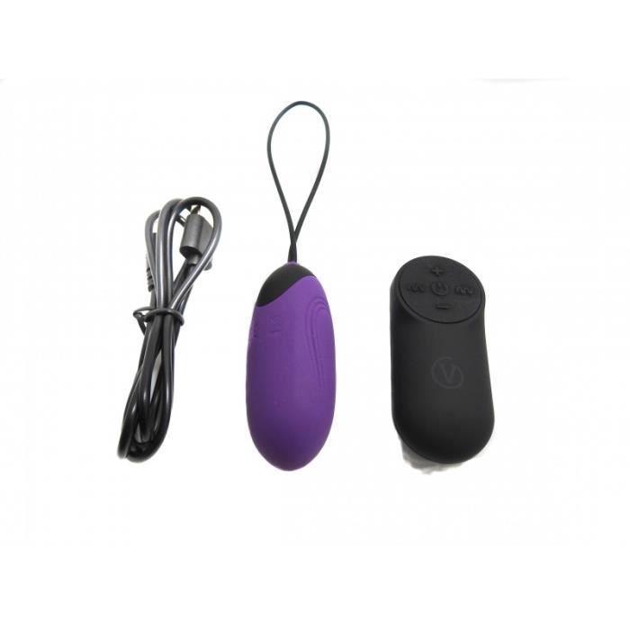 Masturbateur - MEN - Virgite-Egg G3 - Violet - 7 Modes de Vibration - Rechargeable à Distance