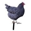 3pcs Chicken Home Decor Realistic Garden Sculpture Yard Art Rustic Outdoor Decor