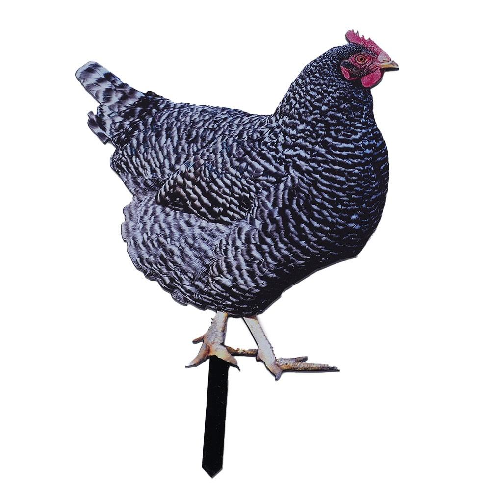 3pcs Chicken Home Decor Realistic Garden Sculpture Yard Art Rustic Outdoor Decor
