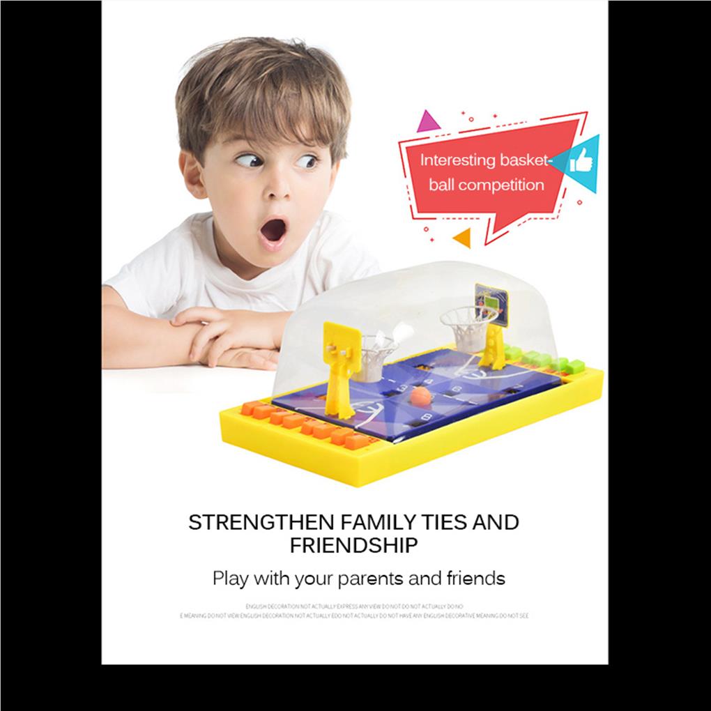 Basketball Battle Toy Competitive Parent-child Double Shooting Games Educational Tabletop Family Supply Desktop Toy for Children