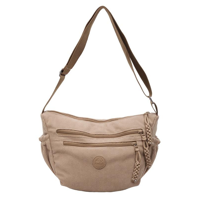 Nylon Crossbody Bag Casual Dumpling Bag Women's 2025 Summer New Lightweight and Simple Shoulder Canvas Bag Armpit Shoulder Bag