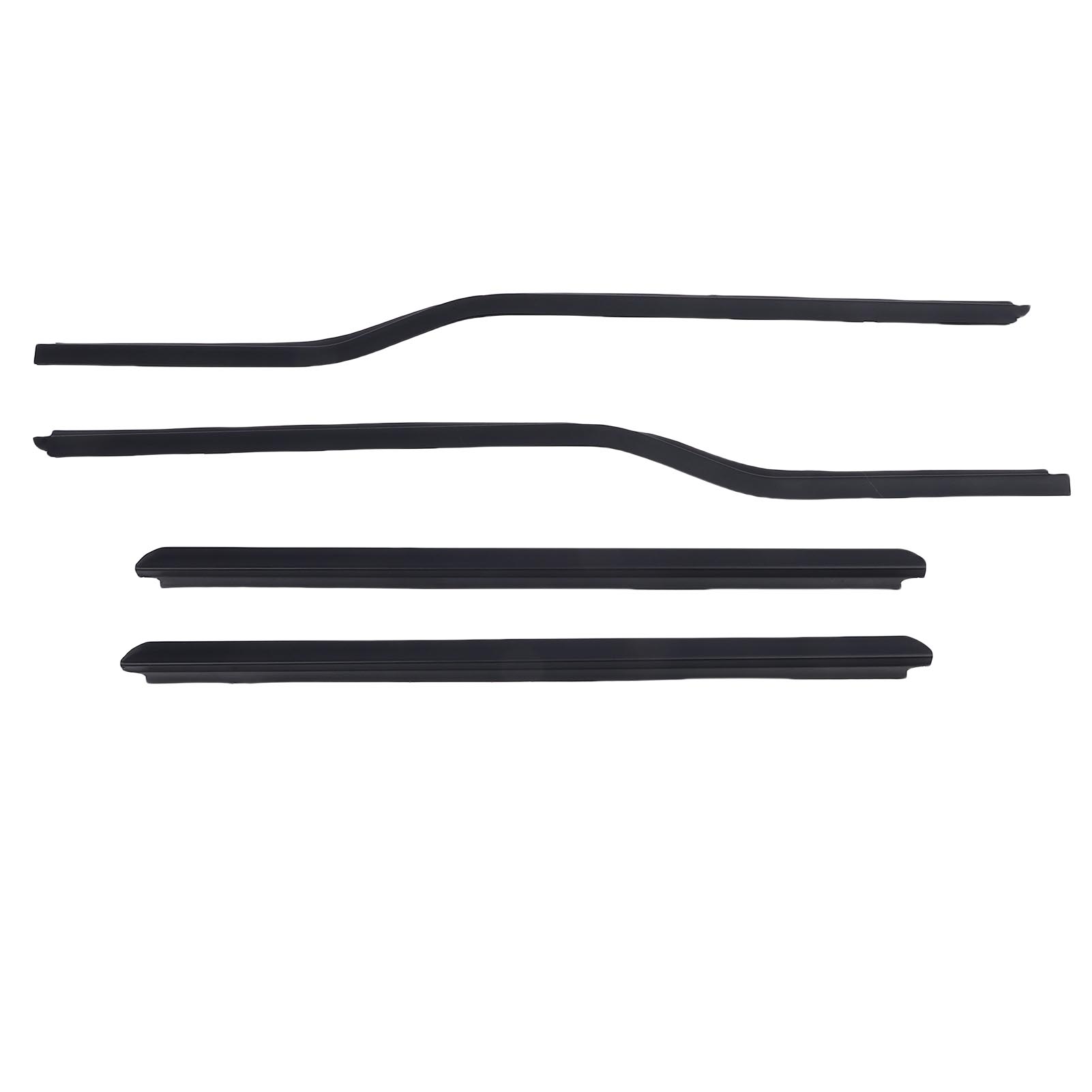 

4 Pcs Car Door Window Weatherstrip Rubber Reduce Wind Noise F81Z 2521452 AA Replacement for F450