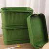 1/2/3x Seed Sprouter Tray with Cover Sprout Dish Growing Pot Seed Germination Tray Soilless Cultivation Germination Nursery Tray