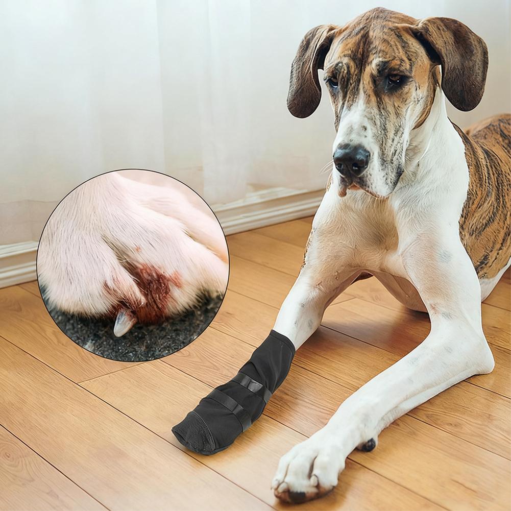Haustier Hund Pfotenschutz Wasserdichte Fußabdeckung Hundepfote Schuhabdeckung für Post-Chirurgie Verletzung Wunde Genesung Heilung Schutz