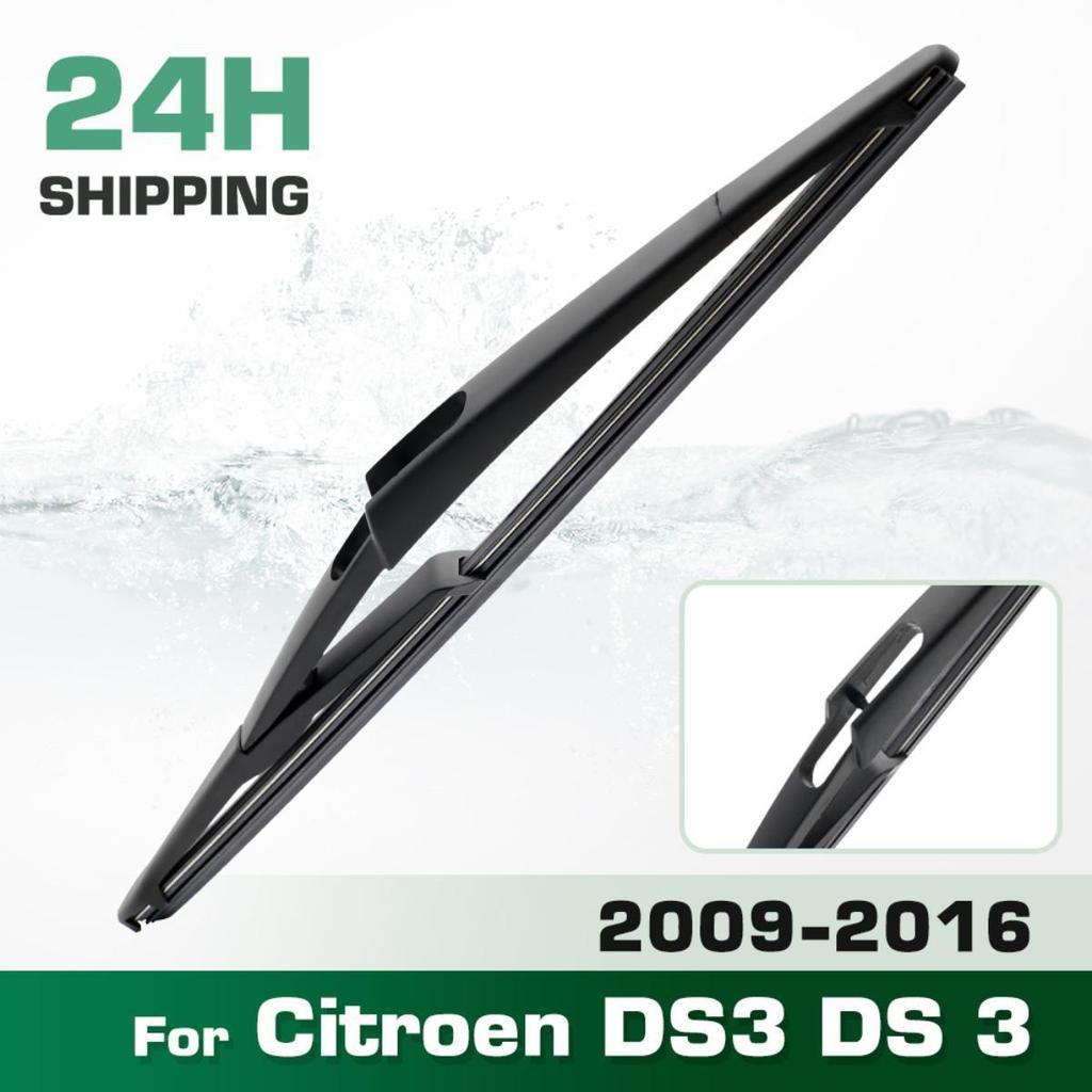 Heckscheibenwischerblätter, Premium-Ganzjahreswischerblätter Ersatz für Citroen DS3 DS 3 2009-2016, Naturkautschuk Bajonett, Einfach zu installieren 12″
