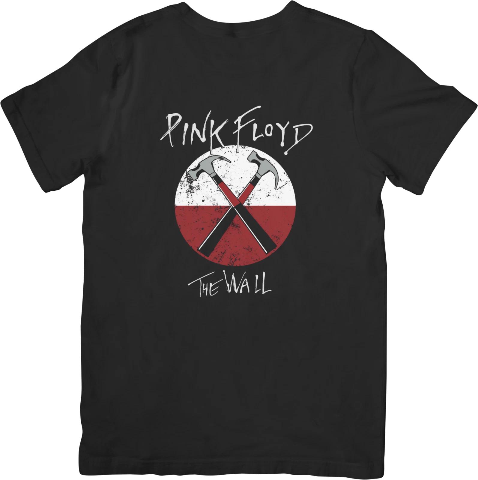 

Музыка Pink Floyd Унисекс Футболка из Качественного Хлопка Черная S