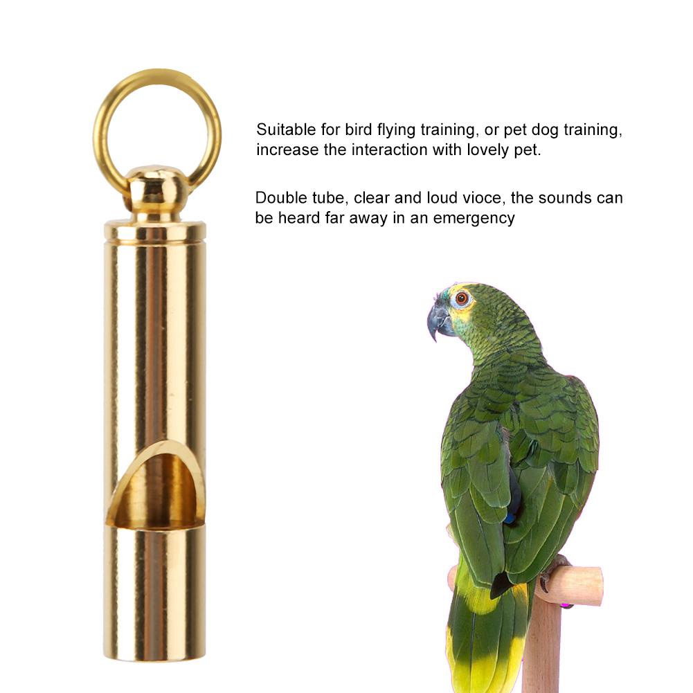 Aluminium Alloy Ultrasonic Dog Birds Training Whistle Behavior Trainer with Ring