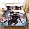 3D Print Movie ALITA Pattern Bedding Set Boys Girls Twin Queen King Size Duvet Cover Pillowcase Bed Boys Adult Home Textile