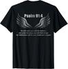 Christian Bible Verse Quote Psalm 91:4 T-Shirt