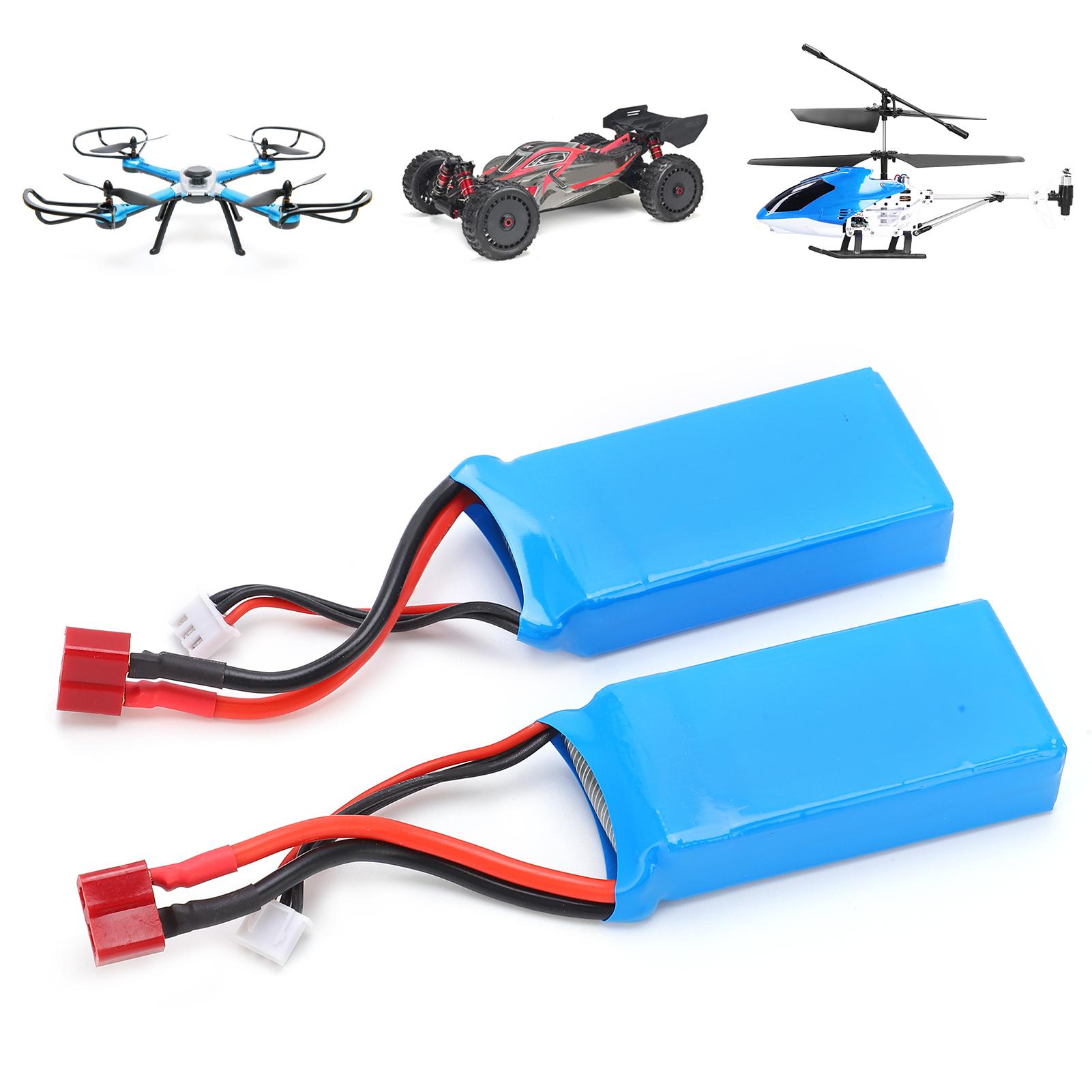 

7.4V 1500mAh Lithium Batteries 15C T Plug Model Battery for RC Car Boat Aircraft