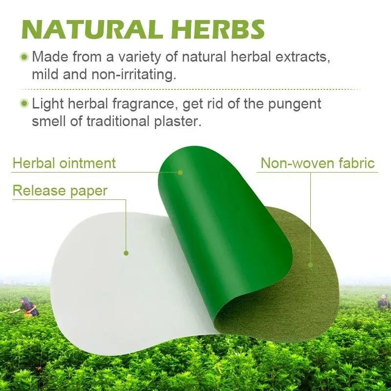 1/6/12/30pcs Mugwort Foot/Neck/Waist/Knee Patches Detoxifying Deep Cleansing Foot Pad, Natural Herbal Sleep Aid Foot Patch, Stress Relief Patch
