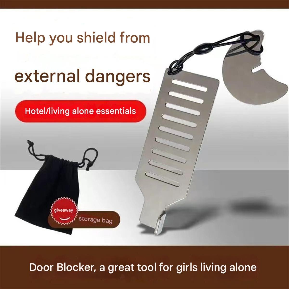 

Door blocker security door blocker home top door female safety anti wolf living alone door blocker hotel anti-opening door